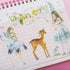 Kawaii Gardening Fairy Girl Floral Sticker Set Cute Animal Rabbit Deer Stationery Stickers Diary Book DIY Craft Arts Scrapbooking Travel Journal P...