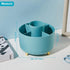 360 Degree Rotation Pen Holder, 5 Slots Office Desk Pen Organizer Multi-Functional Pencil Cup Makeup Brush Holder Office Business Card Pen Pencil ...