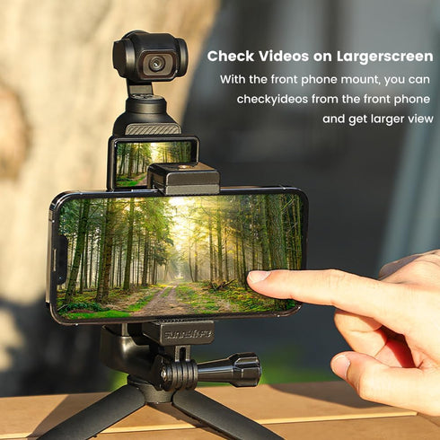 Fergio OSMO Pocket 3 Front Phone Mount Accessories (1/4”Thread Screw), Used with Tripod and Expansion Mount Extension for DJI Osmo Pocket 3......