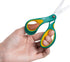LIVINGO Left Handed Kids Scissors: Blunt Tip Safety Lefty Toddler Child Scissors for School Craft Cutting Paper - 3 Pack 5 inches Comfort Grip Gre...
