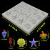 Sakolla Marine Theme Fondant Silicone Molds, Seashell, Conch, Seahorse, Starfish, Tortoise Silicone Mold for Cake Decoration, Chocolate Candy Suga...