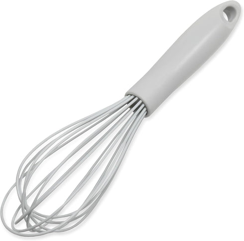 Chef Craft Premium Silicone Wire Cooking Whisk, 10.5 inch, Gray...