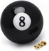 Shift Knob Manual Gear,Round Ball Shift Knob Acrylic Gear Shift Knob,Universal Shifter Knob with 3 Adapter,Fit for Manual Car (Black 8)...