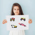 24 Sheets Racing Car Stickers for Kids Make Your Own Stickers Car Themed Birthday Party Decor Car Racing Gifts Party Favor Supply Reward Education...