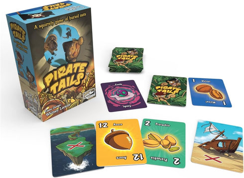 Skybound: Pirate Tails - A Squirrley Game of Buried Nuts, Collection Game, Ages 8+, 2-5 Players...