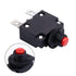 4 Amps Thermal Circuit Breakers, 125/250V AC 32V DC Push Button Manual Reset Overload Protector Circuit Breaker Switch 4A 5 Pack...