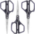 LIVINGO Scissors All Purpose for Office - 3 Pack 8 Inch Sharp Stainless Steel Heavy Duty Fabric Paper Cutting Shears for Crafts, Sewing School Hom...