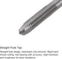 uxcell 5-40 UNC Straight Flute Thread Tap and 2.6mm Twist Drill Bit Set, Titanium Plated 6542 High Speed Steel Drilling Bit Machine Threading Tap...