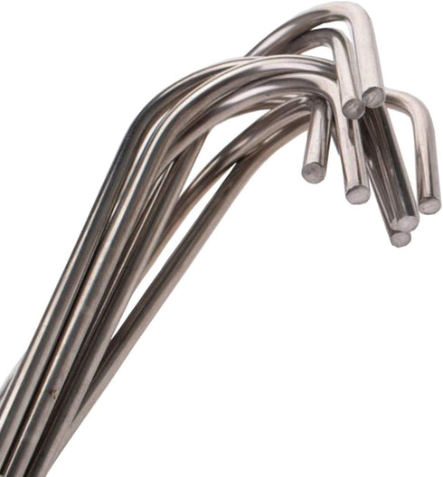 Tinsow 4 PCS 5.1 Inch Meat Hooks S-Hook Stainless Steel Meat Processing Butcher Hook Pot Hooks for Bacon Hams Meat Processing Butcher Hook Hanging...