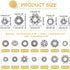 PH PandaHall 480pcs Silver Spacer Beads 14 Style Jewelry Beads Metal Flower Gear Snowflake Rondelle Beads Charm Spacers Tibetan Alloy Loose Beads ...