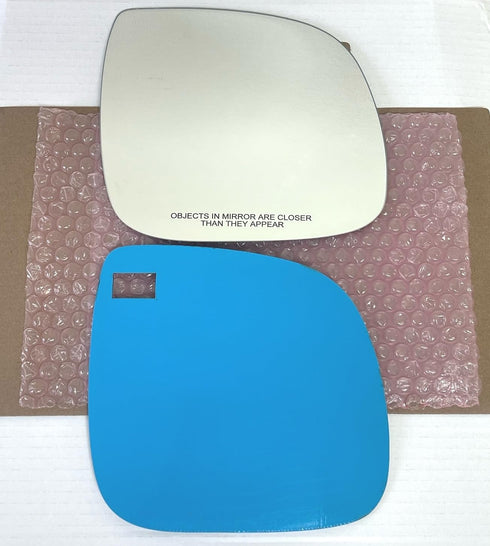 New Replacement Mirror Glass with Full Size Adhesive for 2007-2010 Volkswagen Touareg 2007-2009 Audi Q7 Passenger Side View Right RH...