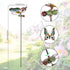 3 Pack Butterfly Decorative Garden Stakes,Outdoor Decorations Metal Yard Art Garden Stakes for Patio Yard Porch Decor...