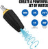 Turbo Nozzle Pressure Washer 4000 PSI Max Rotating Pressure Washer Nozzle with 1/4" Quick Connect Pressure Washer Tips Power Washer Nozzle for Cle...