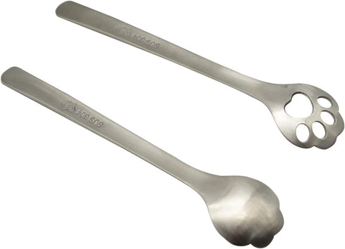 Maydahui 6PCS Cat Paw Spoon Hollow Out Coffee Spoons 5.8 inch 18/10?304 ?Stainless Steel Teaspoon for Dessert Ice-cream Stirring Home Kitchen Rest...