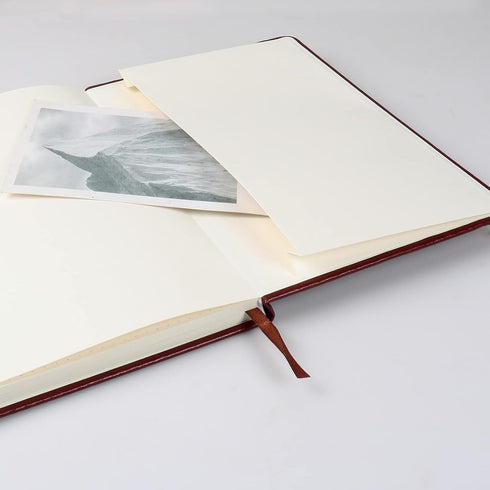 Journal notebook (A5-Lined, Brown Color),192 Pages, Medium 5.7X8.3 inches - 80 gsm Thick Paper, Hardcover...