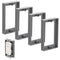 4pcs 1/2 Inch Single Gang Outlet Box Extender, Electrical Outlet Extender Receptacle Extender Outlet Extension Box for Electrical Box and Electric...