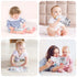 Vicloon Cloth Books, 3D Touch Feel High Contrast Cloth Book, Baby Books Toys for Baby 0-12 Months, Soft Baby Books Touch and Feel Crinkle for Infa...