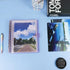 Photo Album 6x8 25 Inner Pages Personal A5 6 Ring Photocard Binder with DoubleSided 1 Pocket Sleeves Set, Clear Purple Glitter PVC Binder Cover an...
