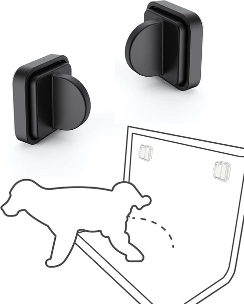 Dog Pee Pad Holder Potty Training Pad Magnetic Wall Holder for Leg-Lifting Dogs & Canine urine marking Strong Magnets No More Slipping Pee Pads Fi...