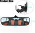 Livtee Anti Glare Car Rearview Mirror with Adjustable Suction Cup, HD Universal Car Interior Rear View Mirror with Panoramic Wide Angle Mounted on...