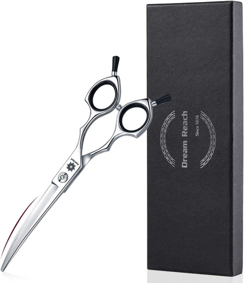 Grooming Pet Shear, 6.5 Inch Downword Curved Scissors, Curved Shears for Cat Shears and Small Dog Shears Or Any Breed Trimming Cuts, Design for Pr...