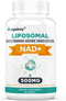 Liposomal NAD+ Supplement 500 mg, High Absorption, Boost NAD+ with TMG 250 mg, Actual NAD plus More Efficient Than Nicotinamide Riboside, Support ...