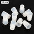 stonylab Silicone Stopper with Thread, 24# Natural Silicone Septum Stopper Fit for 24/40, 24/29 Outer Joint Lab Glassware, Sleeve Type, Pack of 10...