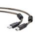 Tan QY Active USB 2.0 Printer Cable 50Ft - A-Male to B-Male High Speed Printer/Scanner/Repeater Cable for HP, Canon, Lexmark, Dell, Samsung etc (5...