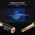 Disino 1/4" Mono to 1/8" Stereo Adapter, New Upgrade Gold-Plated 6.35mm TS Male Jack to 3.5mm TRS Female Stereo Adapter for Headphone, Amp Adapte,...