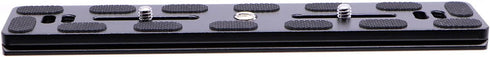 PU-200 200mm Universal Lengthened Quick Release Plate Slide Rail with D-Ring Screw for Tripod Ball Head DSLR Camera, Arca-Swiss Compatible...