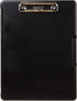 Dexas Slimcase 2 Storage Clipboard with Side Opening, Black, Office Supplies Clipboards to Organize, Carry and Store, A4 Holder, Combine Style and...