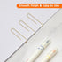Gold Paper Clips, 200 Count Large Size, 2 Inch Jumbo Paperclips, Stylish Gold-Plated Paper Clip...