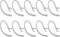 10PCS Bluetooth Headset Earpiece Universal Receiver Clip 360 Degree Rotate Clamp Holder Earhooks Ear Loop Replacement (6mm - Clear)...