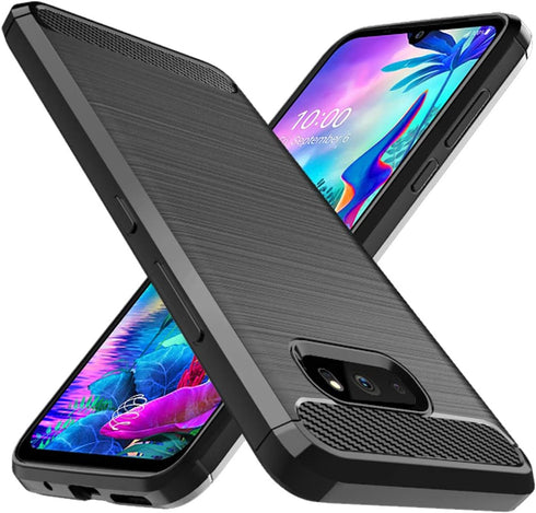 Osophter for LG G8X Thinq Case,LG V50S Thinq Case Shock-Absorption Flexible TPU Rubber Full-Body Protective Phone Cover for LG G8X Thinq/V50S Thin...