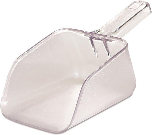 Rubbermaid Commercial Products Bouncer Ice Scoop 32 Ounce Clear for Ingredient Bins or Freezer Small Plastic...