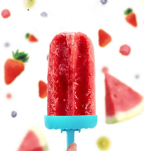 Popsicles Molds, Ozera Set of 6 Reusable Ice Pop Molds, Durable Popcical Molds Popsicle Maker Trays for Popsicles Making, Come with Funnel & Clean...