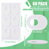 WILLBOND 60 Pcs Callus Pads Soft Felt Callus Oval Shape Corn Pads for Bottom of Foot Adhesive Foot Corn Pads for Men and Women Feet Toes Heel Pain...
