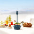 Grete Gotye 2-PC Food Fans for Tables, Outdoor Food Fan, Food Fan with Flexible Goose-Neck Blades, Portable Battery Powered Fan for Home Restauran...