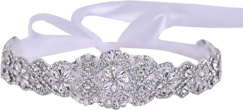 azaleas Women's Crystal Thin Wedding Belt Sashes Bridal Sash Belt for Wedding, Bridesmaid Flower Girl Dress Accessories 16IN...