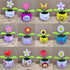 1Pc Solar Dancing Red Sunflower Toy Solar Powered Dancing Car Dashboard Decor Portable Suncatchers Learning and Education...