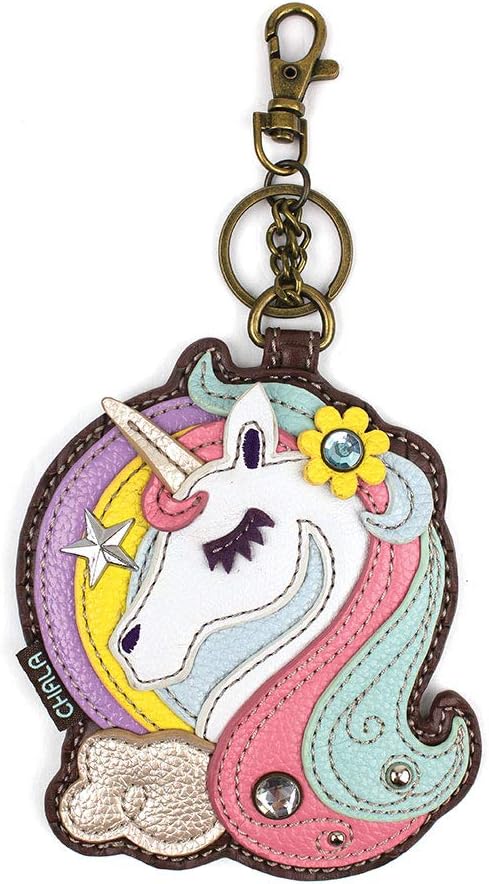 CHALA Women's Decorative Key Fob/Coin Purse Accessory (Unicorn)...