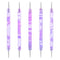 5PCS Dotting Tools Nail Art Tools for Painting Acrylic Nail Art Pen Dot Paint Manicure Kit 2 Ways Dotting Tools Embossing Tools for Paper Stainles...