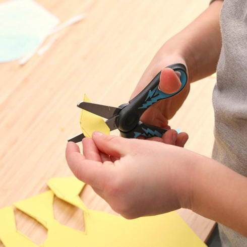 Fiskars 5" SoftGrip Blunt-Tip Scissors for Kids Ages 4-7 (3-Pack) - Scissors for School or Crafting - Back to School Supplies - Blue, Purple, Pink...