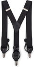 Tommy Hilfiger Men's 32mm Suspender With Convertible Clip, Button End and Strap...