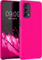 kwmobile Case Compatible with OnePlus Nord N200 5G Case - TPU Silicone Phone Cover with Soft Finish - Neon Pink...