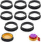 Tart Ring Molds, Hsxxf 8pcs Round Shape Cake Molds Mousse Circle Mini Tart Rings for Baking Muffin Mousse Cake Circle Cutter (8)...