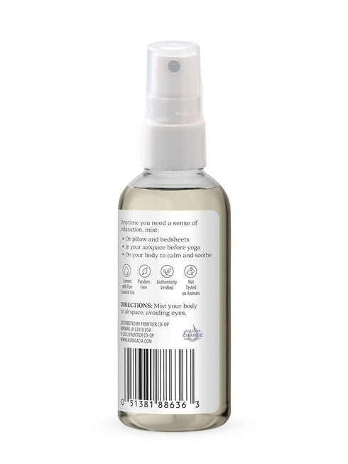 Aura Cacia Relaxing Lavender Aromatherapy Mist, 4-Ounce, Lavender Pure Essential Oils, Sweet & Floral Aroma...