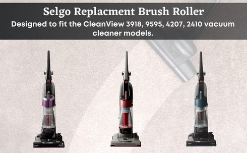Replacement Brush Roll for Bissell 13.5 inch Wide - Bissell Cleanview Brush Roller 3918 9595 2410 & More OEM # 1600159...