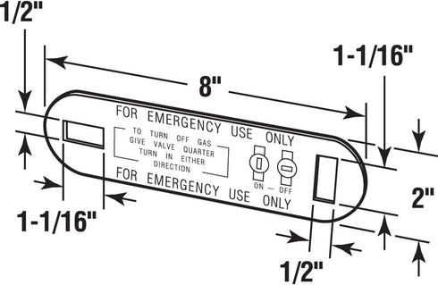 Prime-Line PH 17106 Gas Shut-Off Wrench, Steel (Single Pack)...