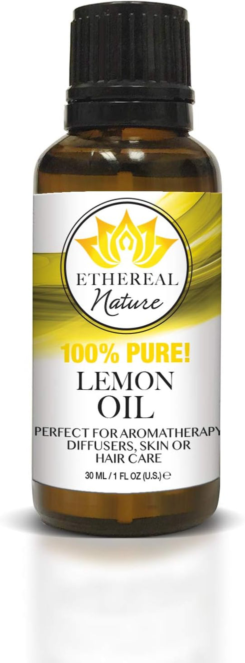 Ethereal Nature 100% Pure Oil, Lemon, 1.01 Fluid Ounce...